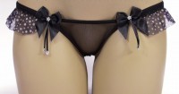 Tanga Rose Preto